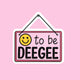 Happy to be Sign Sorority Sticker