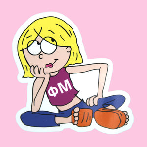 Lizzie Inspired Sorority Sticker