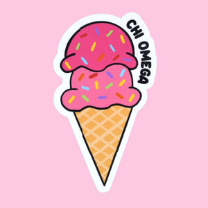 Ice Cream Sorority Sticker