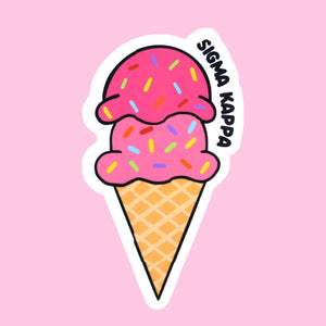 Ice Cream Sorority Sticker