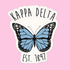 Butterfly Sorority Sticker