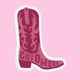 Cowgirl Boot Sorority Sticker