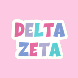 Feeling Bubbly Sorority Sticker