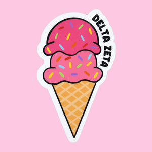 Ice Cream Sorority Sticker