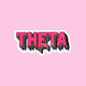 Rainbow Drip Sorority Sticker
