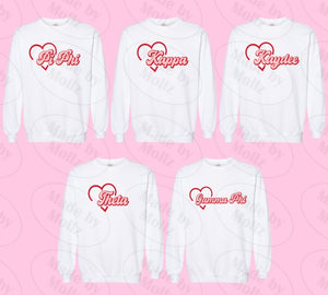 In My Heart Sorority Sweatshirt