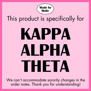 THETA- Greek Letters and Script Tee