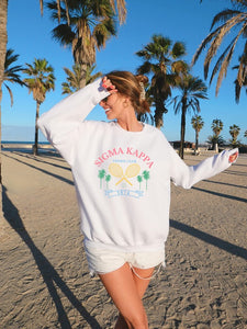 Tennis Club Crewneck Sorority Sweatshirt