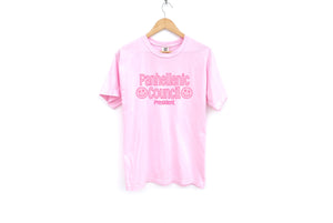 Panhellenic Council with Position Smiley Pink Tee