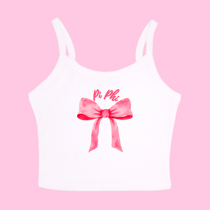 Pink Bow Sorority Tank