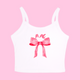 Pink Bow Sorority Tank