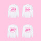 Pink Checkers Sorority Sweatshirt