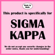 SK- Blue Smile Back Sorority Hooded Sweatshirt