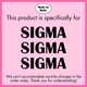 SIGMA- Pink Bow Sorority Crewneck Sweatshirt