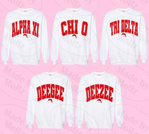 Santa Arch Sorority Sweatshirt