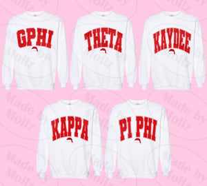 Santa Arch Sorority Sweatshirt