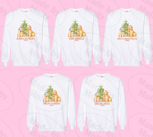 Santa's Little Helpers Sorority Crewneck Sweatshirt