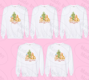 Santa's Little Helpers Sorority Crewneck Sweatshirt