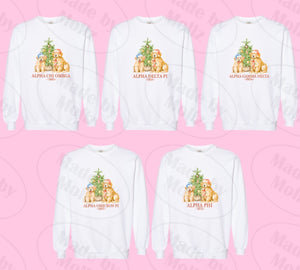 Santa's Little Helpers Sorority Crewneck Sweatshirt