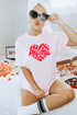 Checkered Heart Sorority Tee