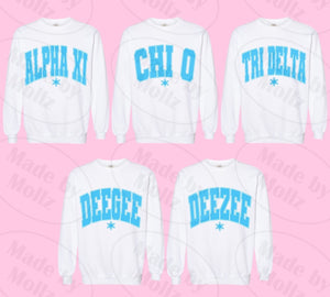 Snowflake Arch Sorority Sweatshirt
