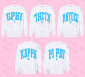 Snowflake Arch Sorority Sweatshirt