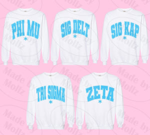 Snowflake Arch Sorority Sweatshirt