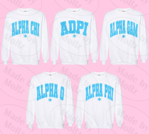 Snowflake Arch Sorority Sweatshirt