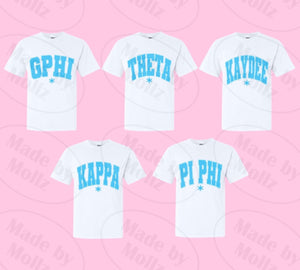 Snowflake Arch Sorority Tee