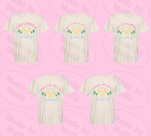 Tennis Club Sorority Tee