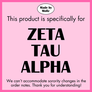 ZTA- Patchwork Sorority Crewneck Sweatshirt