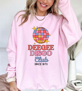 Disco Club Crewneck Sorority Sweatshirt