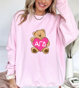 Teddy Love Crewneck Sorority Sweatshirt