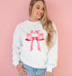 Pink Bow Crewneck Sorority Sweatshirt