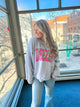 Customizable Varsity Letters Sorority Crewneck Sweatshirt