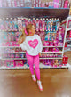 Barbie Script Heart Sorority Sweatshirt