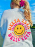 Warm and Smiley Crewneck Sorority Sweatshirt