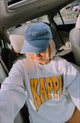 Customizable Varsity Letters Sorority Crewneck Sweatshirt