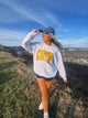 Customizable Varsity Letters Sorority Crewneck Sweatshirt
