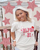 Pink and Red Lasso Cowgirl Sorority Tee