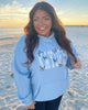 The Keely Sorority Sweatshirt Light Blue