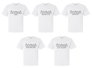 Pumpkins Halloween Sorority Tee