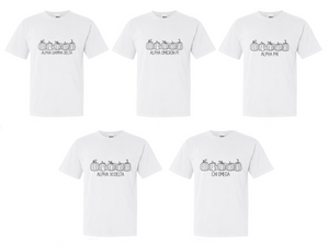 Pumpkins Halloween Sorority Tee