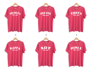 Bubbly Arch Sorority Tee