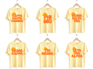 Yellow Cowgirl Hat Sorority Tee