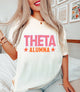 Pink and Orange Stars Alumna Sorority Tee