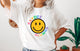 Rainbow Smiley Alumna Sorority Tee