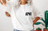 White Drip Letters Halloween Sorority Tee