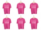 Established Year Outlined with Stars Sorority Tee