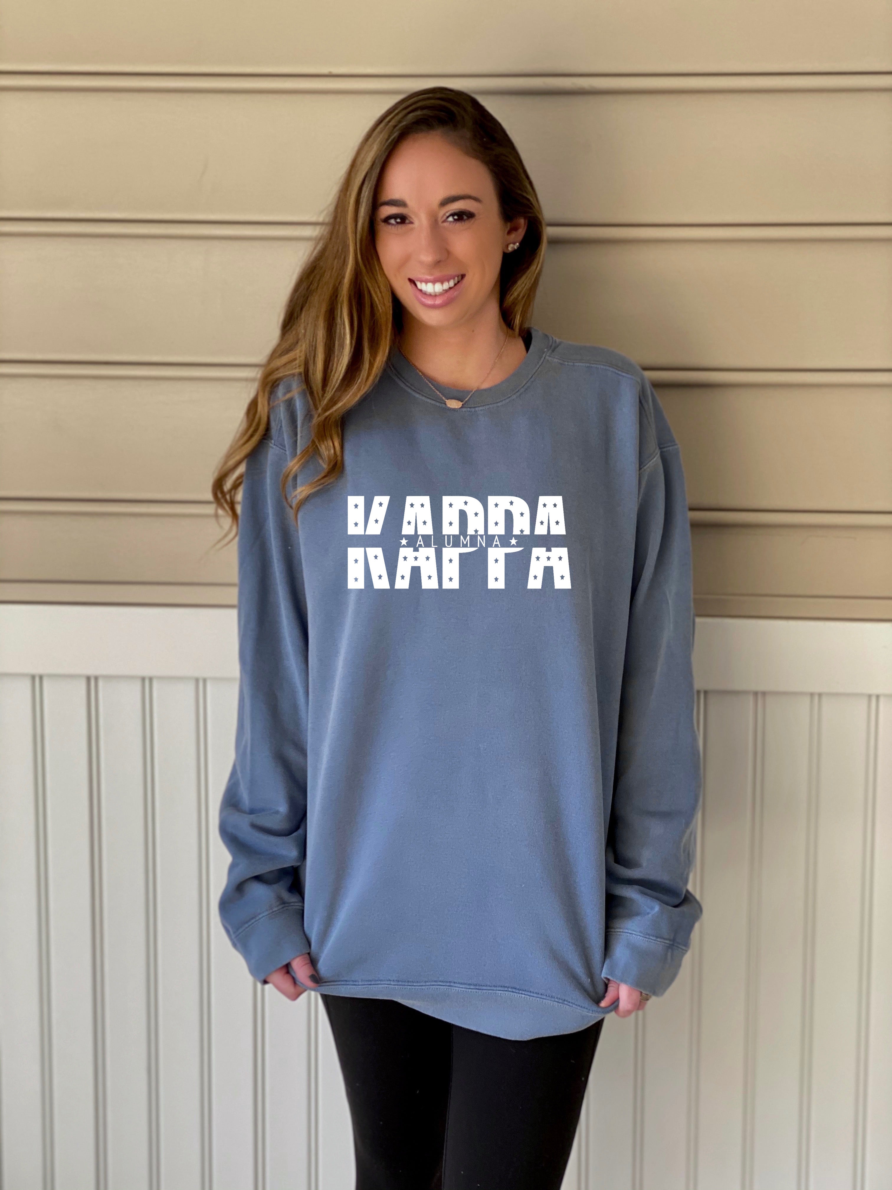 Sorority Fraternity Classic Bar Comfort Colors Sweatshirt – Campus